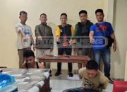Polsek Madang Suku I Tangkap Dua Pria Bersenj4ta Ap! Ilegal di OKU Timur