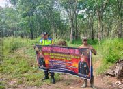 Cegah Asap Sejak Dini, Polsek Madang Suku I Gencarkan Mitigasi Karhutla di Desa Tridadi