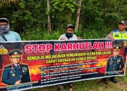 Polsek Madang Suku I Gencar Lakukan Mitigasi Karhutla, Edukasi Warga Cegah Pembakaran Lahan