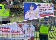 Langkah Preventif Polsek Madang Suku I Antisipasi Kejahatan, Pasang Spanduk Himbauan “Cegah Tanpa Celah” dan “Curanmor”