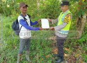 Bhabinkamtibmas Polsek Madang Suku I Gencarkan Sosialisasi Karhutla di Desa Rasuan Darat