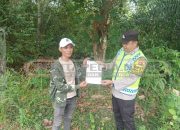 Polsek Madang Suku I Gelar Sosialisasi Mitigasi Karhutla Cegah Kebakaran Lahan