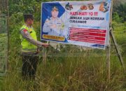 Sosialisasi Cegah Curanmor, Bhabinkamtibmas Aipda Saleh Ajak Warga Mangulak Lebih Waspada