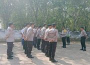 Kapolsek Madang Suku I Pimpin Apel Pagi, Tekankan Kesiapsiagaan dan Disiplin Anggota