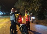 Polsek Madang Suku I Gelar KRYD Patroli dan Razia Malam di Jalur Rawan untuk Cegah Tindak Pidana
