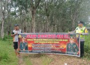 Personel Bhabinkamtibmas Polsek Madang Bhabinkamtibmas Polsek Madang Suku I Gelar Sosialisasi Cegah Karhutla