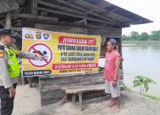 Polsek Madang Suku I Sosialisasikan Bahaya Mandi di Sungai kepada Warga Desa Gunung Terang