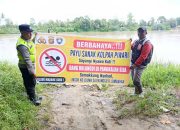 Polsek Madang Suku I Imbau Warga Tidak Mandi dan Berenang di Sungai, Cegah Risiko Tenggelam