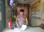 Polsek Madang Suku I Tingkatkan Pengamanan Mapolsek, Aiptu Zulkarnaen Pimpin Giat Mantap Mako