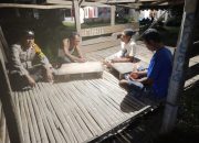 Bripka Bobi Juanda Monitoring Ronda Malam Warga di Wilayah Hukum Polsek Madang Suku I