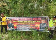 Aiptu Andres Sosialisasikan Pencegahan Karhutla di Wilayah Hukum Polsek Madang Suku I