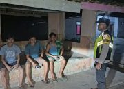 Bhabinkamtibmas Polsek Madang Suku I Monitoring Ronda Malam Masyarakat