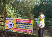 Antisipasi Korban Tenggelam, Polsek Madang Suku I Sosialisasikan Larangan Mandi di Sungai