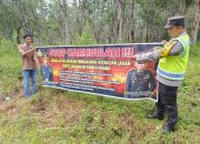 Cegah Karhutla, Polsek Madang Suku I Laksanakan Sosialisasi kepada Masyarakat