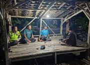 Bhabinkamtibmas Polsek Madang Suku I Monitoring Ronda Malam Masyarakat