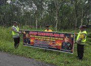 Cegah Karhutla, Bripka Bobi Juanda Sosialisasikan Himbauan kepada Warga Madang Suku I