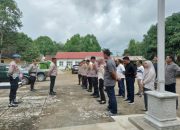 Kapolsek Madang Suku I Pimpin Apel, Tekankan Disiplin dan Kesiapsiagaan Personel