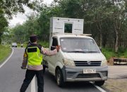 Polsek Madang Suku I Gelar KRYD Patroli dan Razia Siang, Antisipasi Tindak Pidana di Jalan Raya