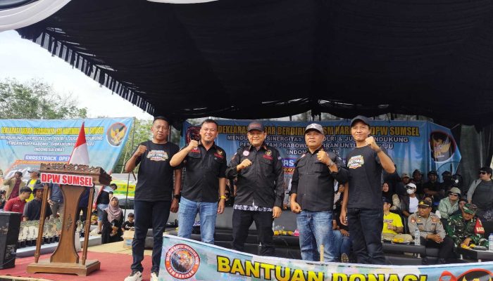 Bupati OKU Timur Hadiri Kejuaraan LSM Harimau Grasstrack Open Championship 2025