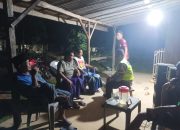 Bhabinkamtibmas Polsek Madang Suku I Monitoring Ronda Malam Warga