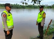 Polsek Madang Suku I Monitoring Debit Air Sungai Komering, Kondisi Masih Aman dari Banjir