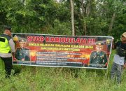 Bhabinkamtibmas Polsek Madang Suku I Gencarkan Sosialisasi Pencegahan Karhutla