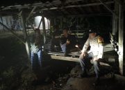 Pastikan Kamtibmas Kondusif, Polsek Madang Suku I Monitoring Ronda Malam Warga