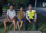 Bhabinkamtibmas Polsek Madang Suku I Monitoring Ronda Malam Warga
