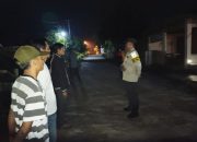 Bhabinkamtibmas Polsek Madang Suku I Monitoring Ronda Malam Warga