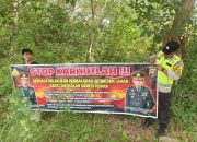 Bhabinkamtibmas Polsek Madang Suku I Sosialisasikan Pencegahan Karhutla