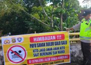 Bhabinkamtibmas Polsek Madang Suku I Sosialisasikan Larangan Mandi dan Berenang di Sungai