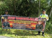 Cegah Karhutla, Bhabinkamtibmas Polsek Madang Suku I Gencarkan Sosialisasi ke Masyarakat