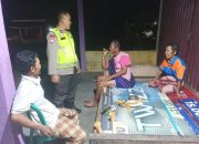 Aipda Saleh Monitoring Ronda Malam Masyarakat di Wilayah Madang Suku I