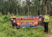 Aiptu Zulkarnaen Sosialisasikan Pencegahan Karhutla di Wilayah Hukum Polsek Madang Suku I