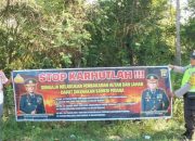 Aipda Saleh Gencarkan Sosialisasi Pencegahan Karhutla di Wilayah Madang Suku I