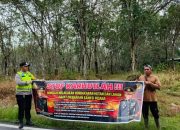 Polsek Madang Suku I Konsisten Sosialisasikan Himbauan Cegah Karhutla kepada Masyarakat