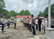 Kapolsek Madang Suku I Pimpin Apel Pagi di Halaman Mapolsek