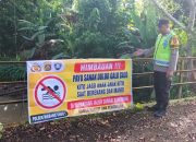 Cegah Korban Tenggelam, Bripka Bobi Juanda Sosialisasikan Larangan Mandi di Sungai