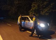Ciptakan Situasi Aman, Bripka Bobi Juanda Pimpin KRYD Patroli dan Razia Malam