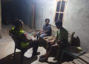 Pastikan Kamtibmas Kondusif, Aipda Saleh Monitoring Ronda Malam Masyarakat di Madang Suku I