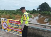Cegah Korban Tenggelam, Polsek Madang Suku I Sosialisasikan Larangan Mandi dan Berenang di Sungai