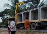 Ruas Jalan Gumawang–Rasuan Jebol, Material Tiba Namun Perbaikan Menunggu Alat Tambahan