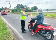 Polsek Madang Suku I Gelar KRYD Patroli dan Razia Siang, Tekankan Pesan Kamtibmas dan Tertib Lalu Lintas