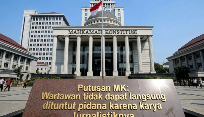 MK Tegaskan Wartawan Tak Bisa Langsung Dipidana atas Karya Jurnalistik