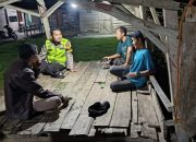 Polsek Madang Suku I Monitoring Ronda Malam, Dorong Warga Aktif Jaga Keamanan Lingkungan