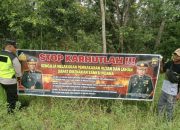 Polsek Madang Suku I Sosialisasikan Larangan Karhutla kepada Masyarakat