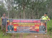 Brigadir Suyudi Sosialisasikan Cegah Karhutla kepada Warga Madang Suku I
