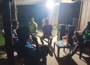 Polsek Madang Suku I Monitoring Ronda Malam, Ajak Warga Jaga Keamanan Bersama