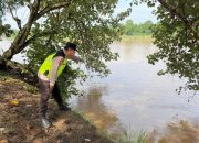 Polsek Madang Suku I Monitoring Debit Sungai Komering, Warga Dusun Kepuh Masih Aman dari Banjir