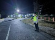 Brigadir Suyudi Pimpin KRYD Patroli dan Razia Malam di Wilayah Polsek Madang Suku I